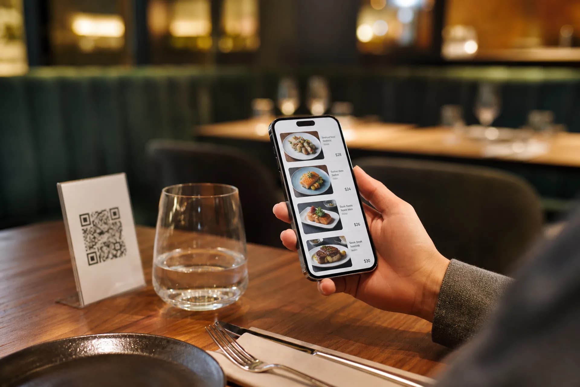 منوی دیجیتال رستوران و کافیشاپ با QR